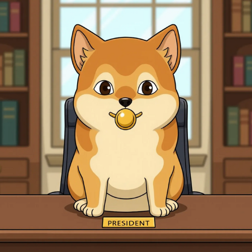 President Baby Cheems at desk